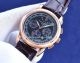Swiss Patek Philippe Complications 9015 Replica Black Dial Black Leather Strap Watch (1)_th.jpg